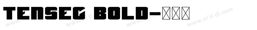 TenseC Bold字体转换